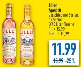 diska Lillet Apéritif Angebot