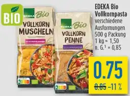 diska EDEKA Bio Vollkornpasta Angebot