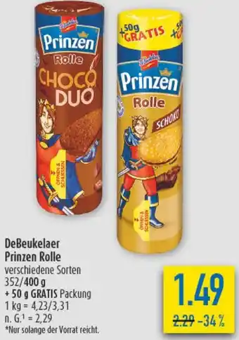 diska DeBeukelaer Prinzen Rolle Angebot