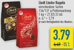 diska Lindt Lindor Kugeln Angebot