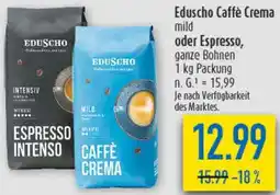 diska Eduscho Caffè Crema oder Espresso Angebot