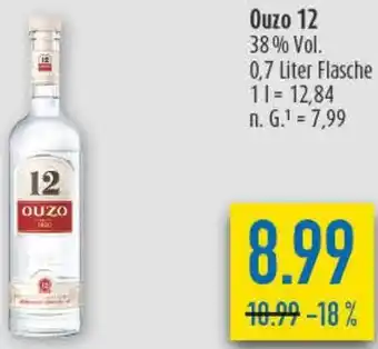 diska Ouzo 12 Angebot