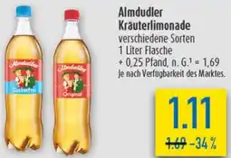 diska Almdudler Kräuterlimonade Angebot