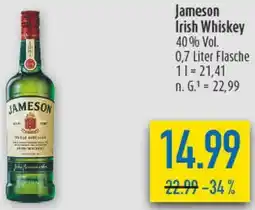 diska Jameson Irish Whiskey Angebot