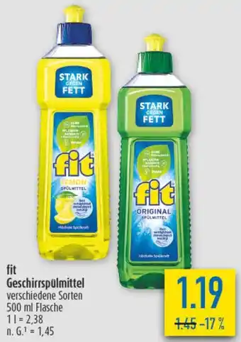 diska fit Geschirrspülmittel Angebot