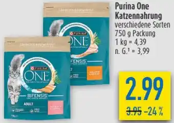 diska Purina One Katzennahrung Angebot