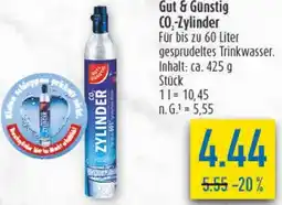 diska Gut & Günstig CO₂-Zylinder Angebot