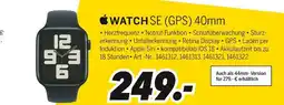 MEDIMAX Apple watch se (gps) 40mm Angebot