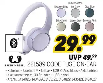 MEDIMAX Fresh 'n rebel code fuse on-ear Angebot