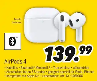 MEDIMAX Airpods 4 Angebot