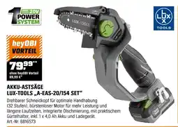 OBI Lux-tools akku-astsäge „a-eas-20/154 set“ Angebot