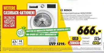 MEDIMAX Bosch wärmepumpentrockner wqg233d90 Angebot