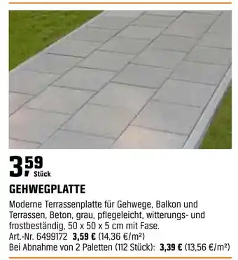 OBI Gehwegplatte Angebot