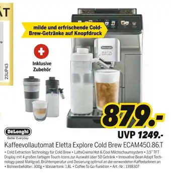 MEDIMAX Delonghi kaffeevollautomat eletta explore cold brew Angebot