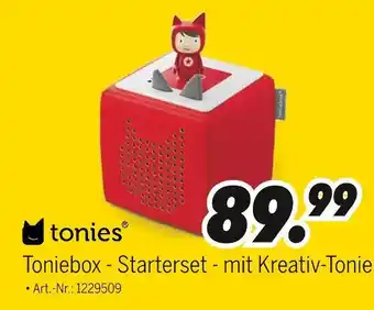 MEDIMAX Tonies toniebox - starterset - mit kreativ-tonie Angebot