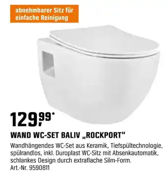 OBI Wand wc-set rockport Angebot