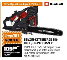 OBI Einhell benzin-kettensäge gc-pc 1335/1 i Angebot