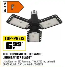 OBI Leuchtmittel ledvance highbay e27 blade Angebot