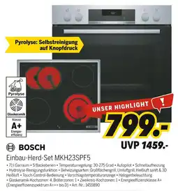 MEDIMAX Bosch einbau-herd-set mkh23spf5 Angebot