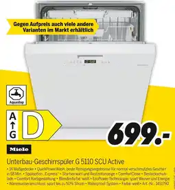 MEDIMAX Miele unterbau-geschirrspüler g 5110 scu active Angebot