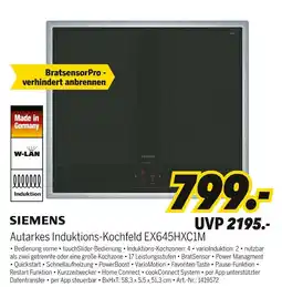 MEDIMAX Siemens autarkes induktions-kochfeld ex645hxc1m Angebot