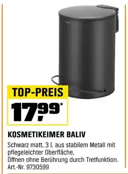 OBI Kosmetikeimer baliv Angebot