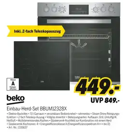 MEDIMAX Beko einbau-herd-set bbum12328x Angebot