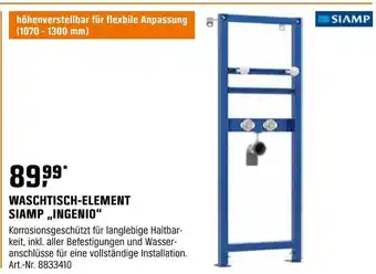 OBI Siamp waschtisch-element Angebot