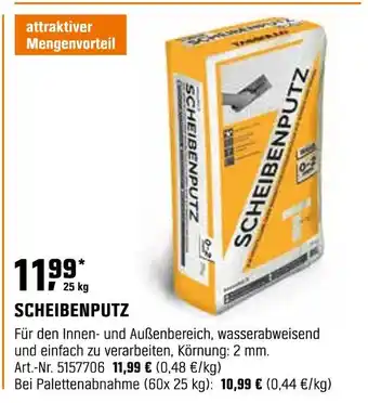 OBI Scheibenputz Angebot