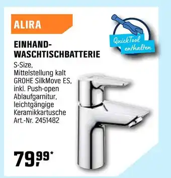 OBI Alira einhand-waschtischbatterie Angebot