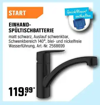 OBI Grohe einhandspültischbatterie start Angebot