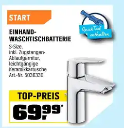 OBI Start einhand-waschtischbatterie Angebot