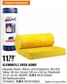 OBI Ursa klemmfilz ursa home Angebot