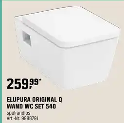 OBI Elupura original q wand wc set 540 Angebot