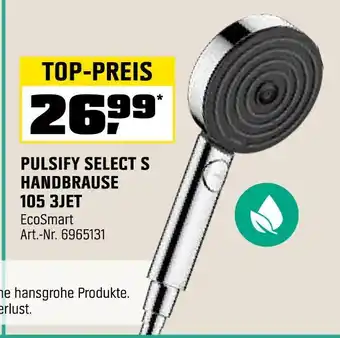 OBI Ecosmart pulsify select s handbrause 105 3jet Angebot