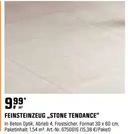 OBI Feinsteinzeug stone tendance Angebot