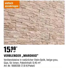 OBI Verblender „marokko“ Angebot