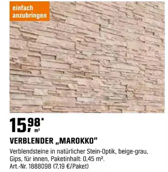 OBI Verblender „marokko“ Angebot