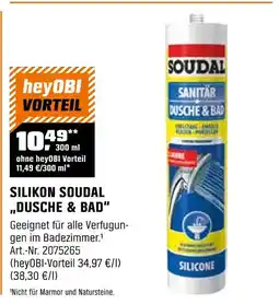 OBI Soudal silikon soudal dusche & bad Angebot