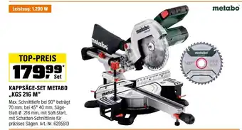 OBI Metabo kappsäge-set kgs 216 m Angebot