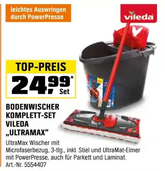 OBI Vileda bodenwischer komplett-set „ultramax“ Angebot