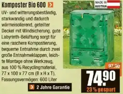 V Baumarkt Komposter Bio 600 Angebot