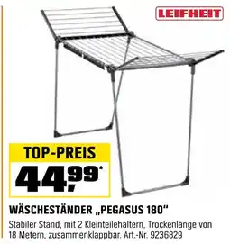 OBI Leifheit wäscheständer pegasus 180 Angebot