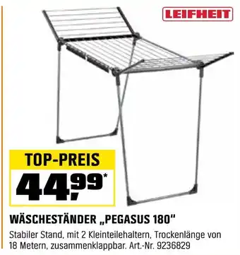 OBI Leifheit wäscheständer pegasus 180 Angebot