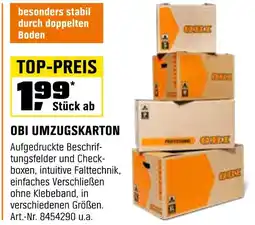 OBI Obi umzugskarton Angebot