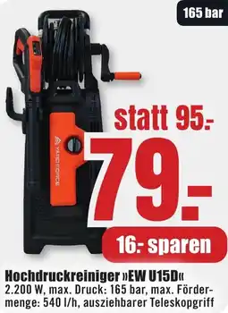 B1 Discount Baumarkt YARD FORCE Hochdruckreiniger EW U15D Angebot