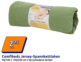 Action Comfibeds Jersey-Spannbettlaken Angebot