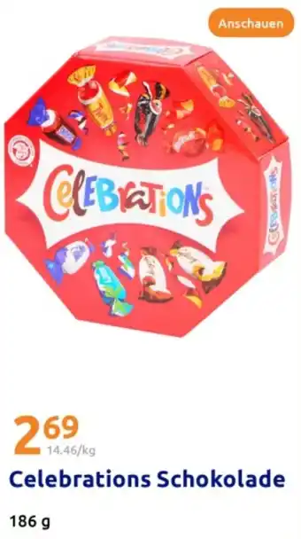 Action Celebrations Schokolade Angebot