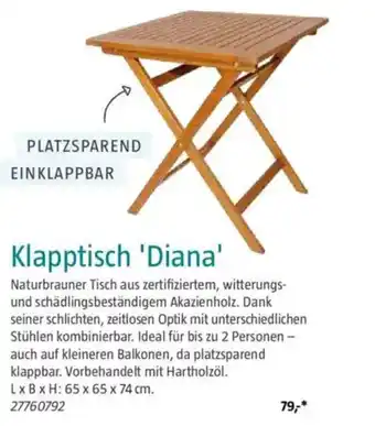 Bauhaus Klapptisch 'Diana' Angebot