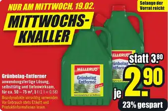 B1 Discount Baumarkt MELLERUD Grünbelag Entferner Angebot